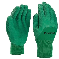 Castorama Gants De Jardinage Enduit Latex Vert Verve - Taille 10 (XL)