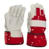 Castorama Gants De Manutention En Cuir Rouge Verve - Taille 7 (S)