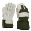 Castorama Gants De Manutention En Cuir Vert Verve - Taille 9 (L)