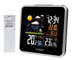 Castorama Station Météo Digitale La Crosse Technology, Grand écran L Couleur